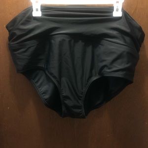 Black swim bottom